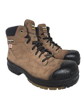 Dakota Men's 6” 6006 Quad Comfort Steel Toe Fresh Tech Work Boots Tan Size 9M